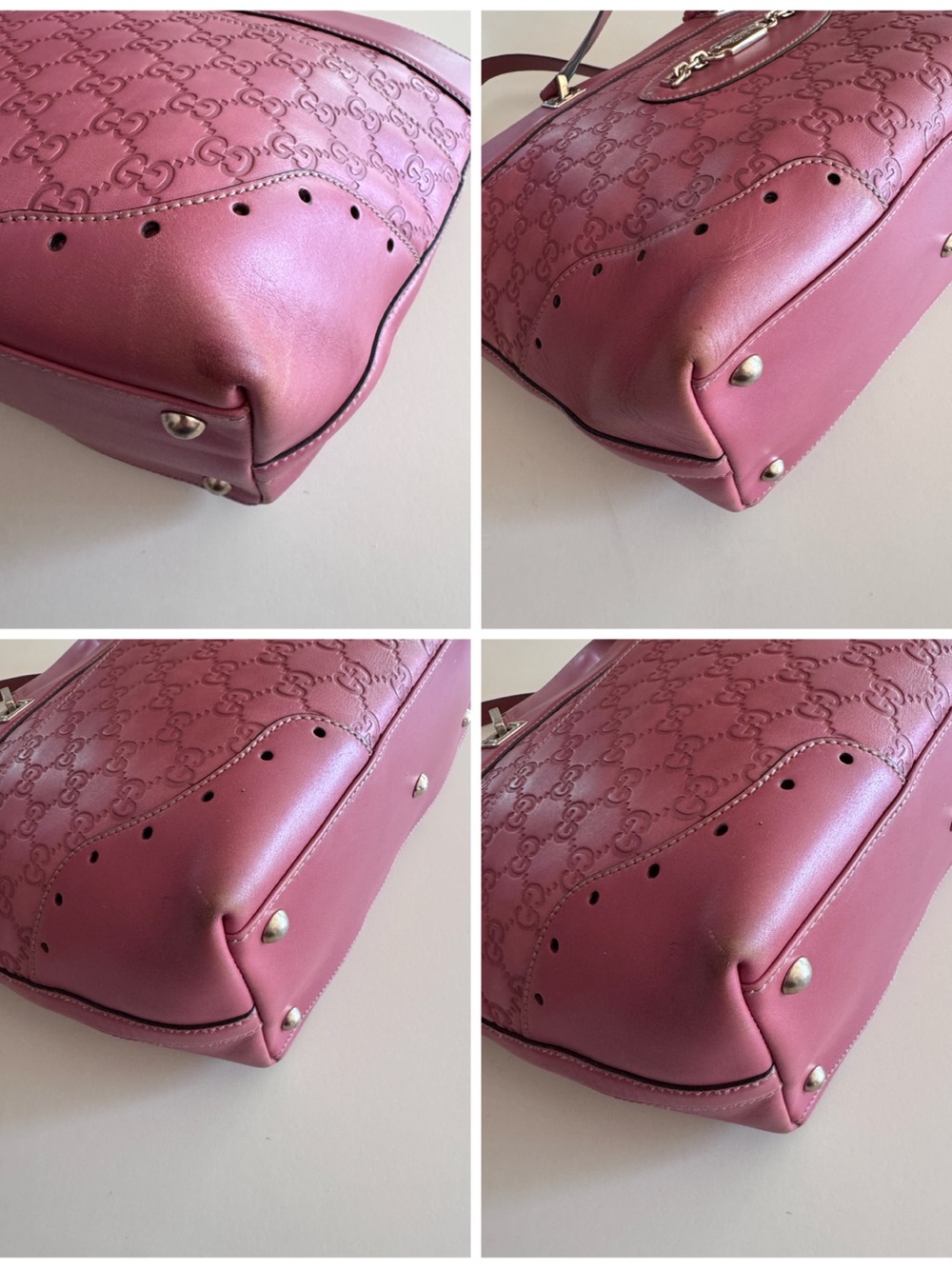 Authentic Gucci Guccissima Leather Horsebit Hobo Tote - Picture 15 of 16